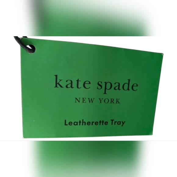 Kate Spade - Pink & Polka Dot Initial 'S' Leatherette Jewelry/Trinket Tray NWT - Picture 4 of 4